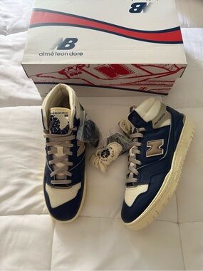 NEW BALANCE AIMÉ LEON DORE X 650R 'NAVY GREY' Men’s Size 11 Basketball Retro